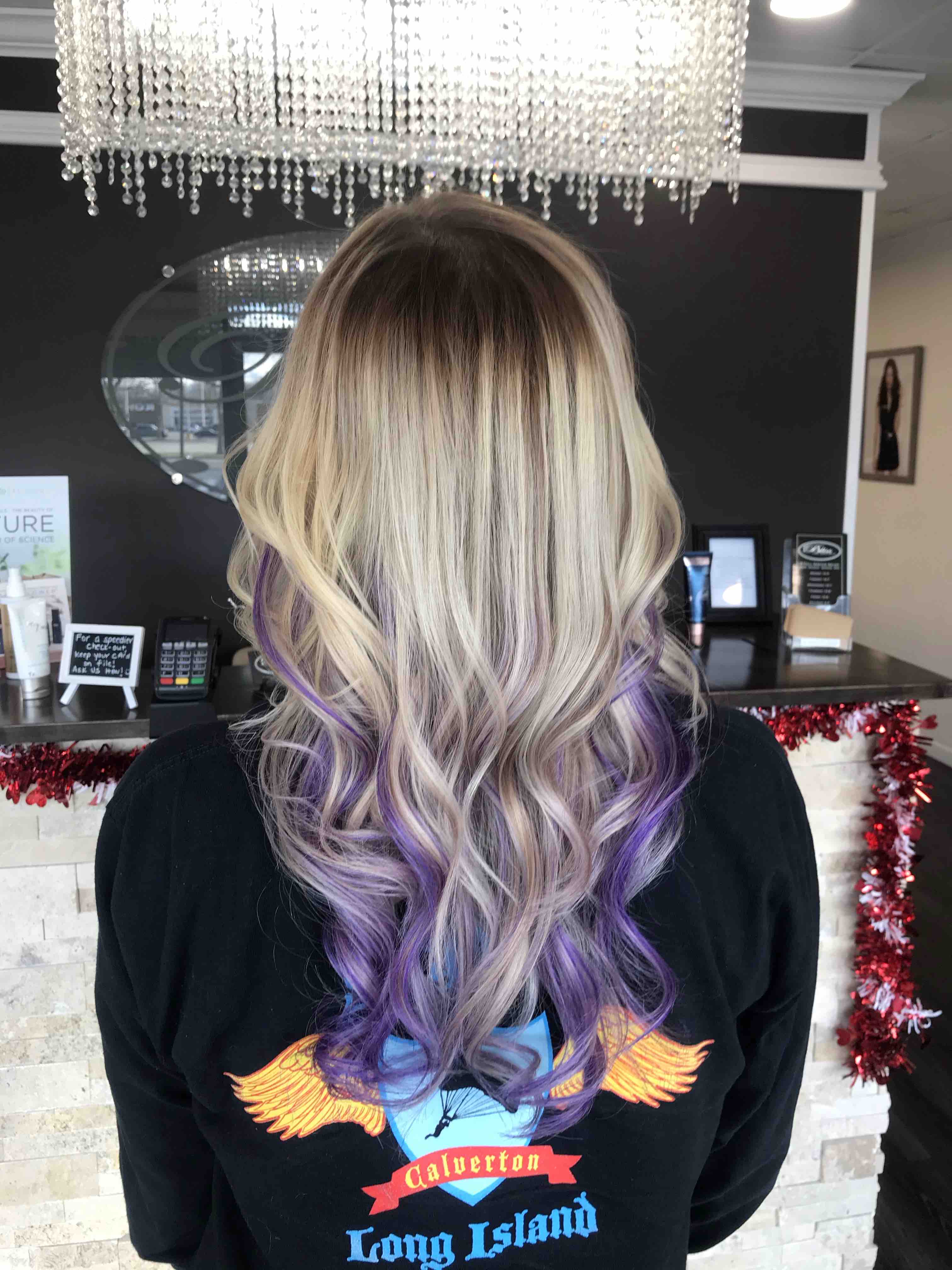 Vivid Color Balayage