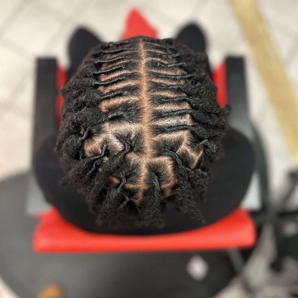 Dreads Retwist Short at Madame Jay Salon in Freeport, NY