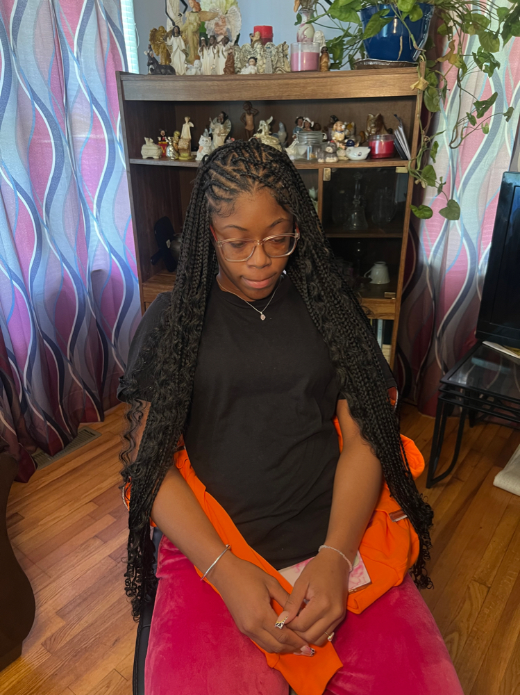 Flip Over Fulani Braids