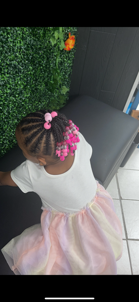 One Braided pony (no Hair Added)