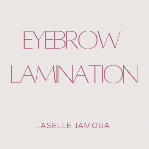 Eyebrow Lamination