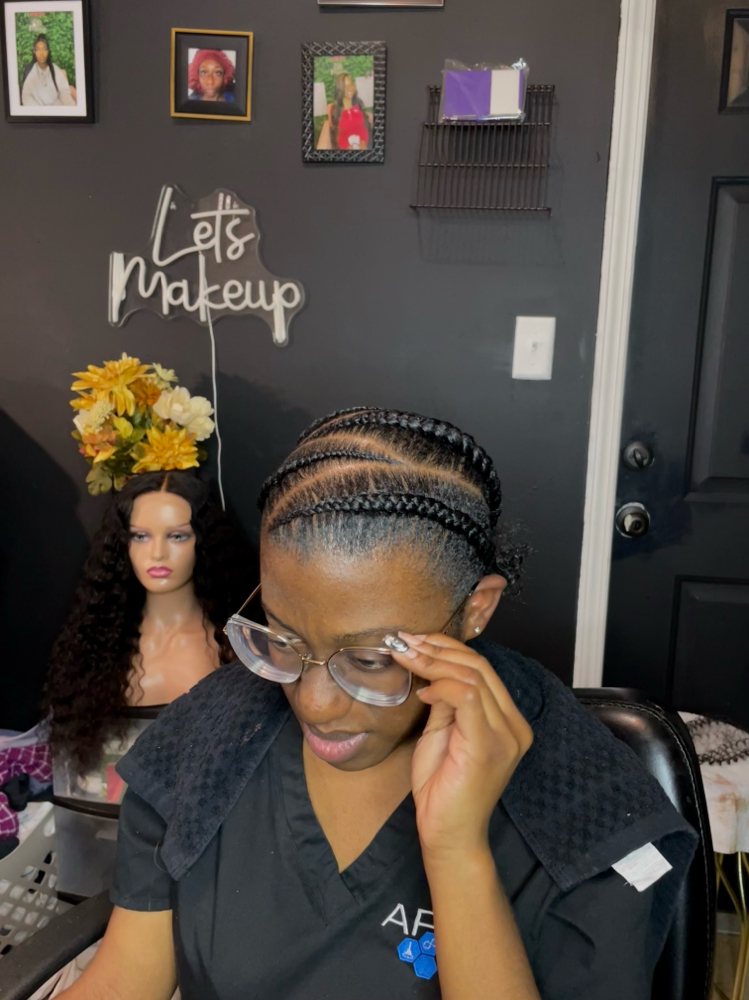 Cornrow Braids (Added Weave) at The Beauty Bar by WLB in North Charleston, SC