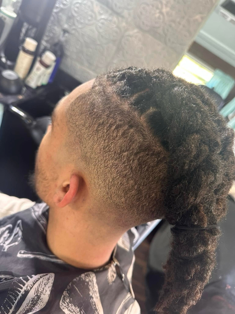 Dread Retwist (Half) Curly Hair