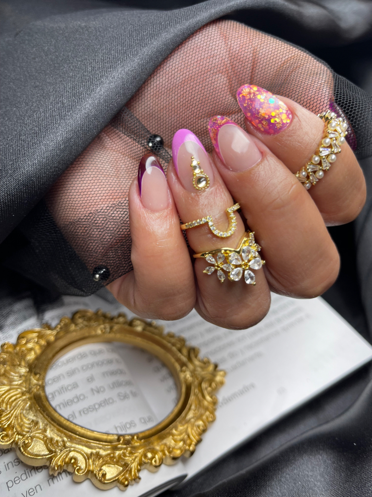 French Tip W Acrilico