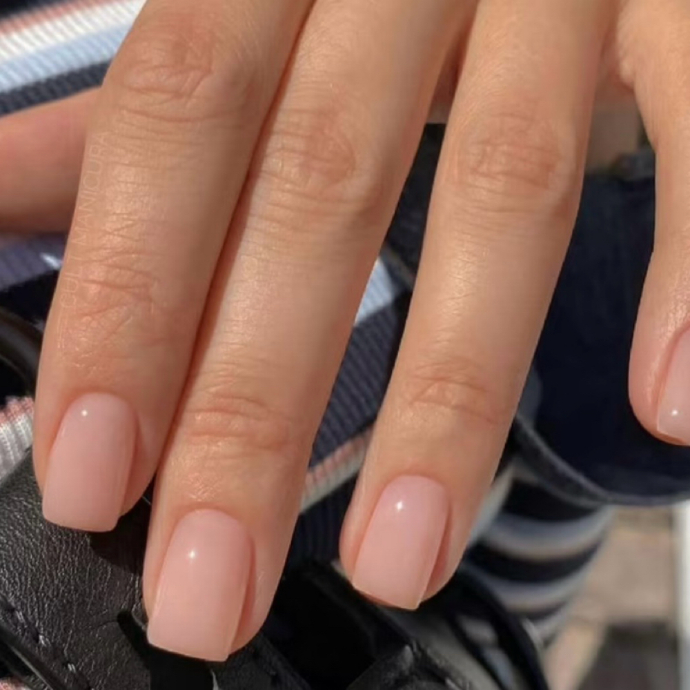 Acrylic on natural nail at Luxury Nails By Morys in Sanford, FL