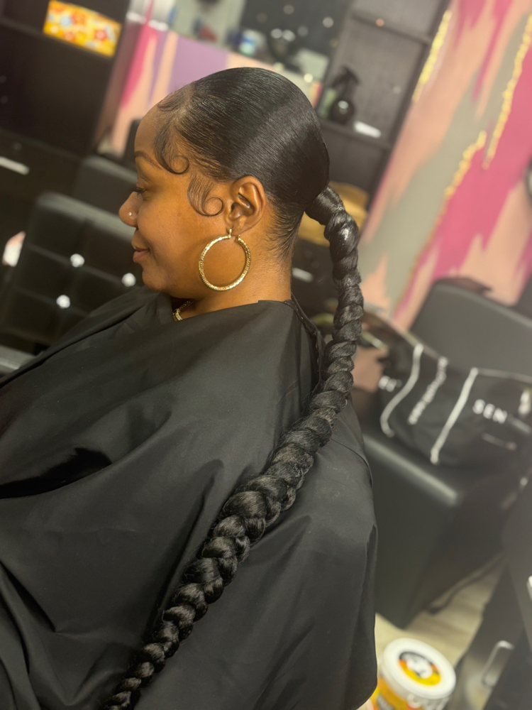 Braided pony… at Styles By Lita in Westland, MI