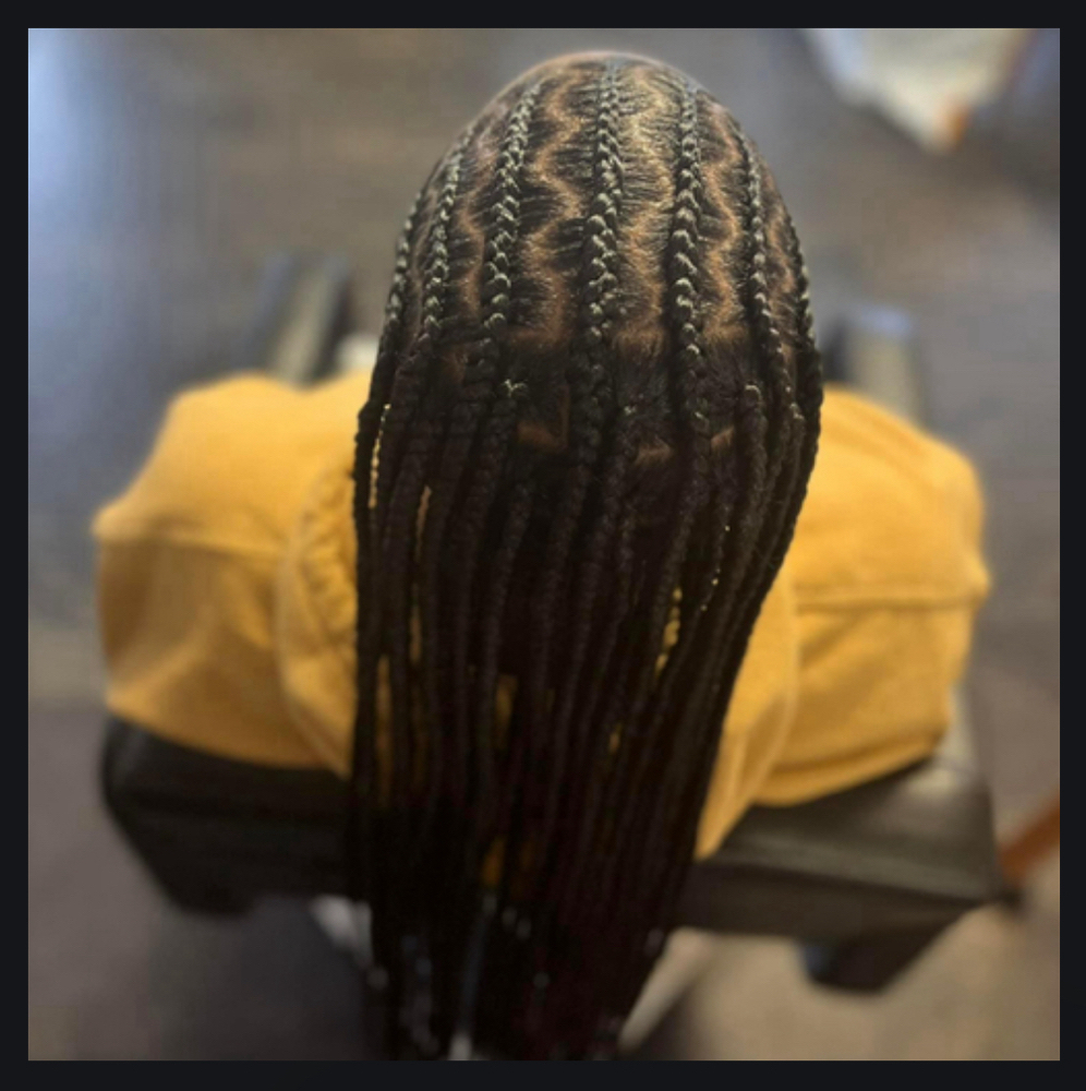 Medium Parts Fulani Style Mid Back