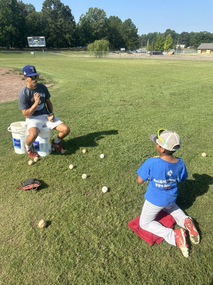 Fielding at Next Level Baseball in DeQueen, AR