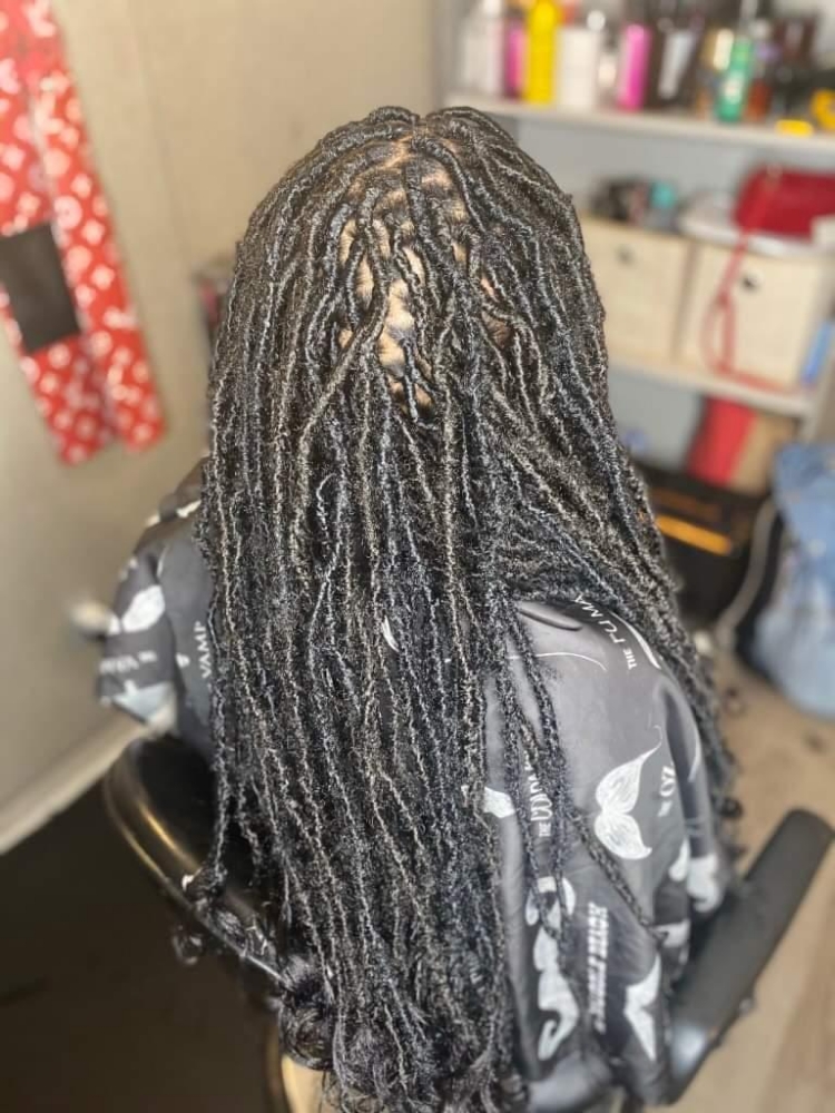 Goddess Locs Mid Back Length