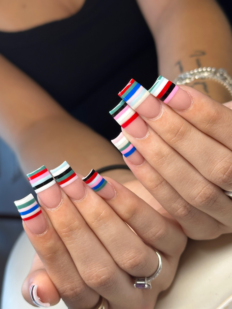 Acrylic Rebalance (After 21 Days) at Leah Polished It in Geneva, IL