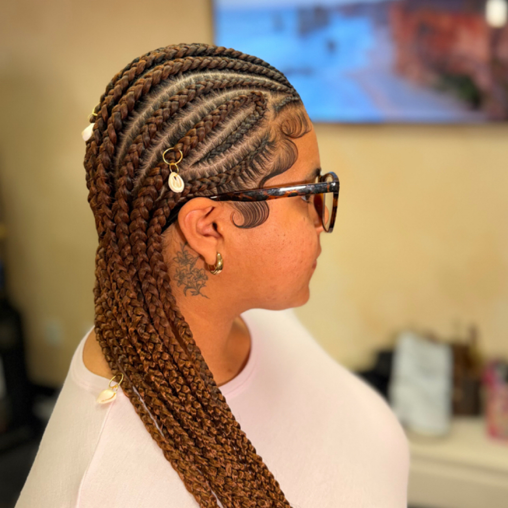9-10 braids at Stylesby.anna in Los Angeles, CA