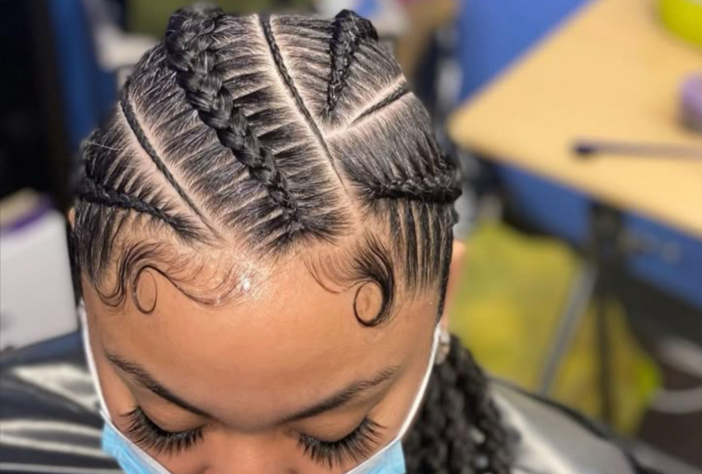 4 BIG BRAIDS 3 SMALL BRAIDS