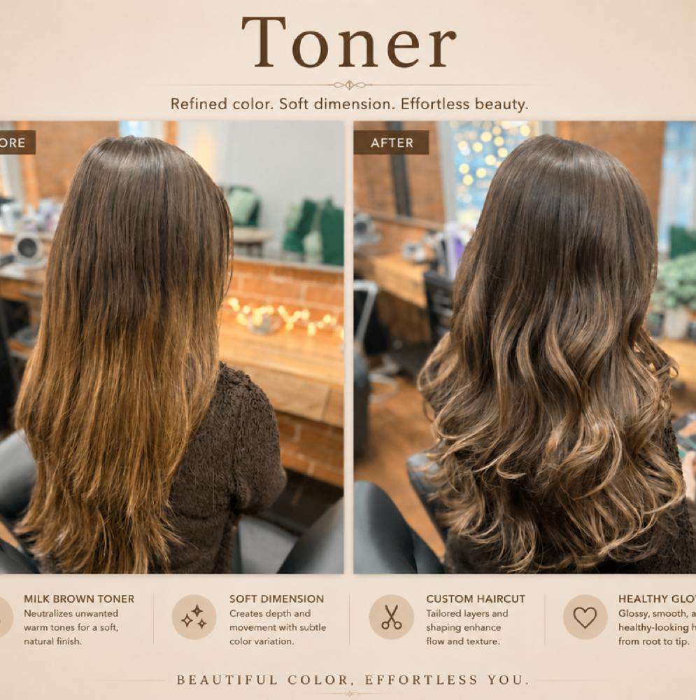 Hair gloss treatment at Maison Beauty NYC in Newyork, NY