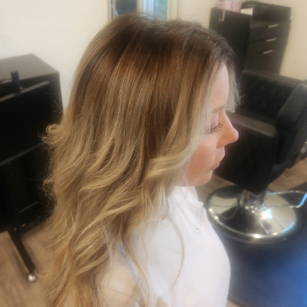 Highlight/ Root Smudge at STERLING STUDIOS @the Bradley Salons in Grand Rapids, MI