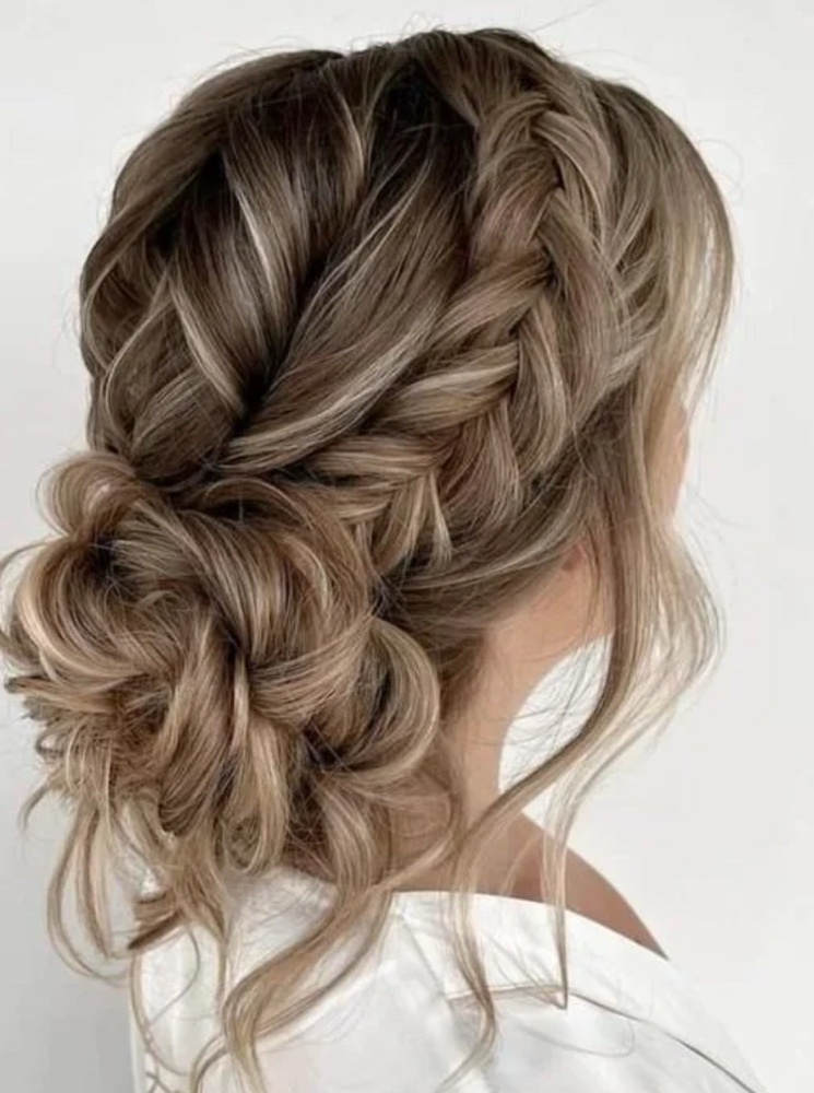 Braided Boho Chic Updo
