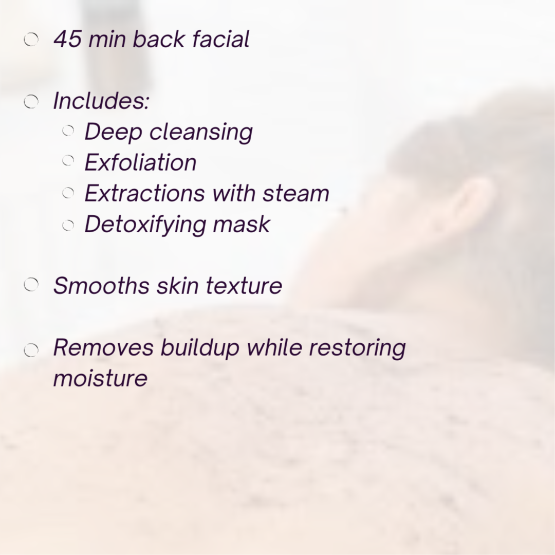 Back Facial