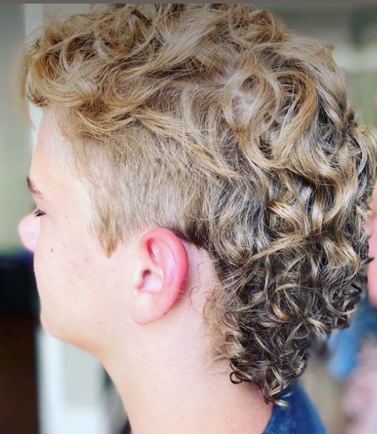 Men’s Mullet Perm at Beauty By Haylie in Hillsboro, OR