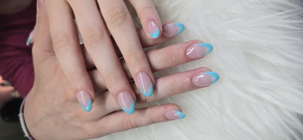 French Tip Nail Detail