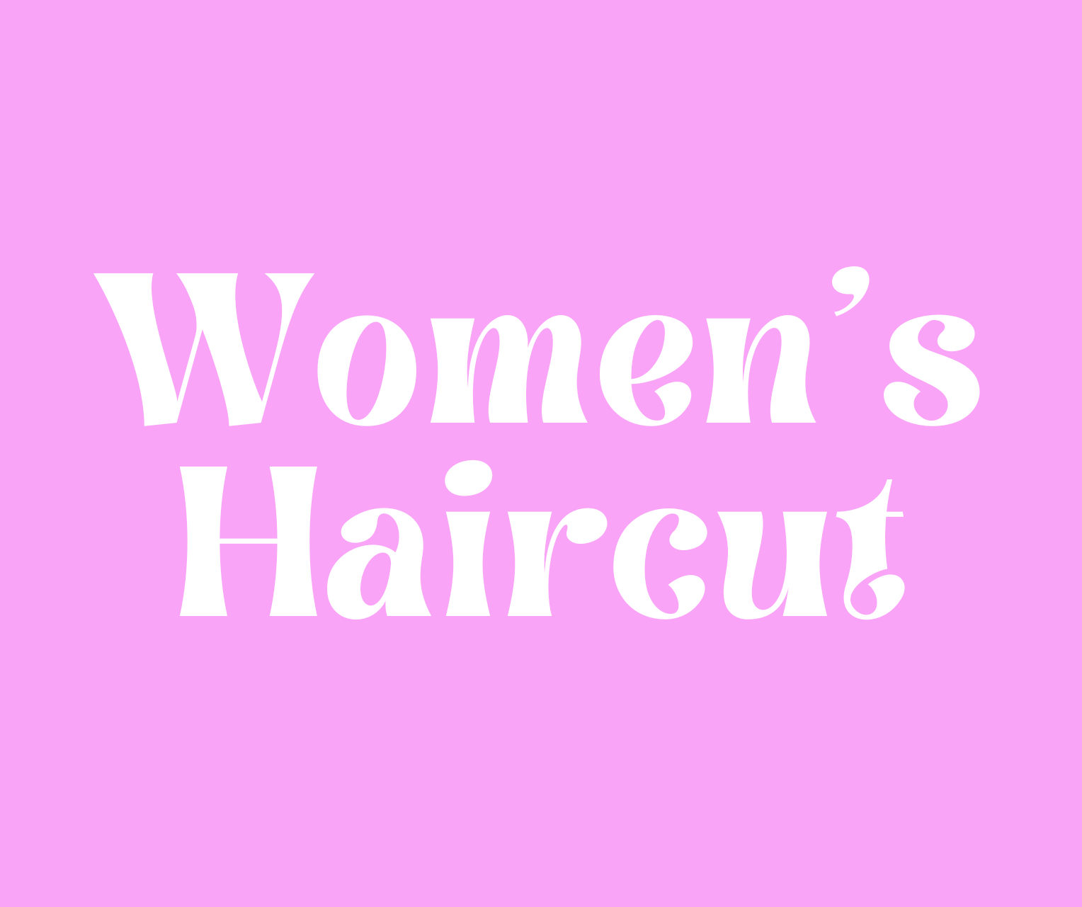 Women's Haircut