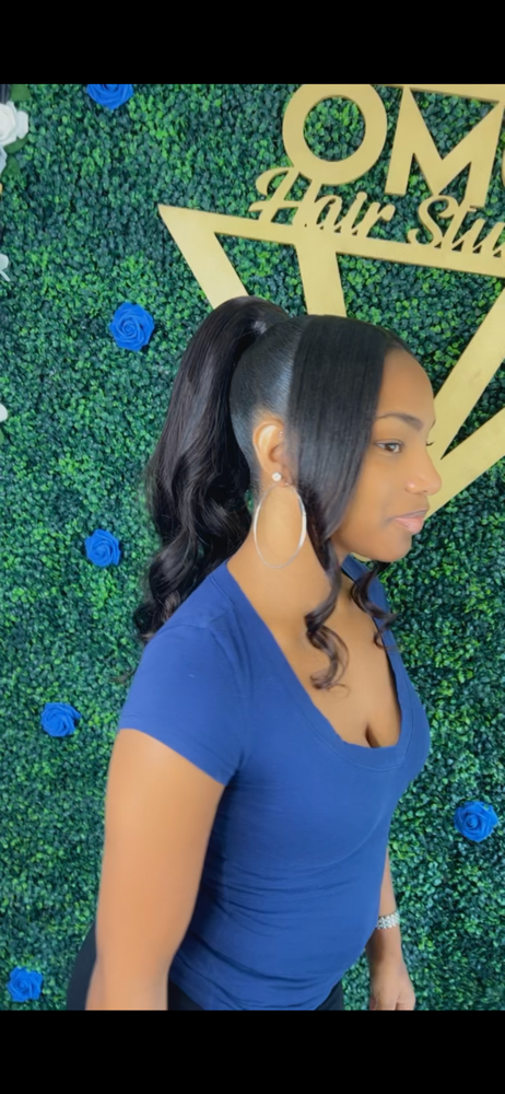 High Sleek Ponytail (BONDED)