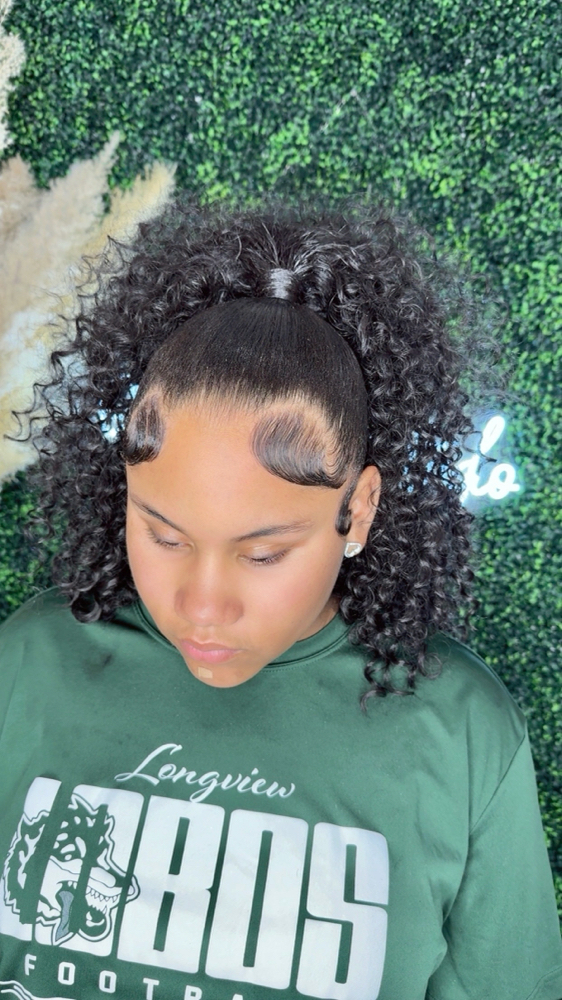 High/or Mid Sleek Ponytail (BONDED)