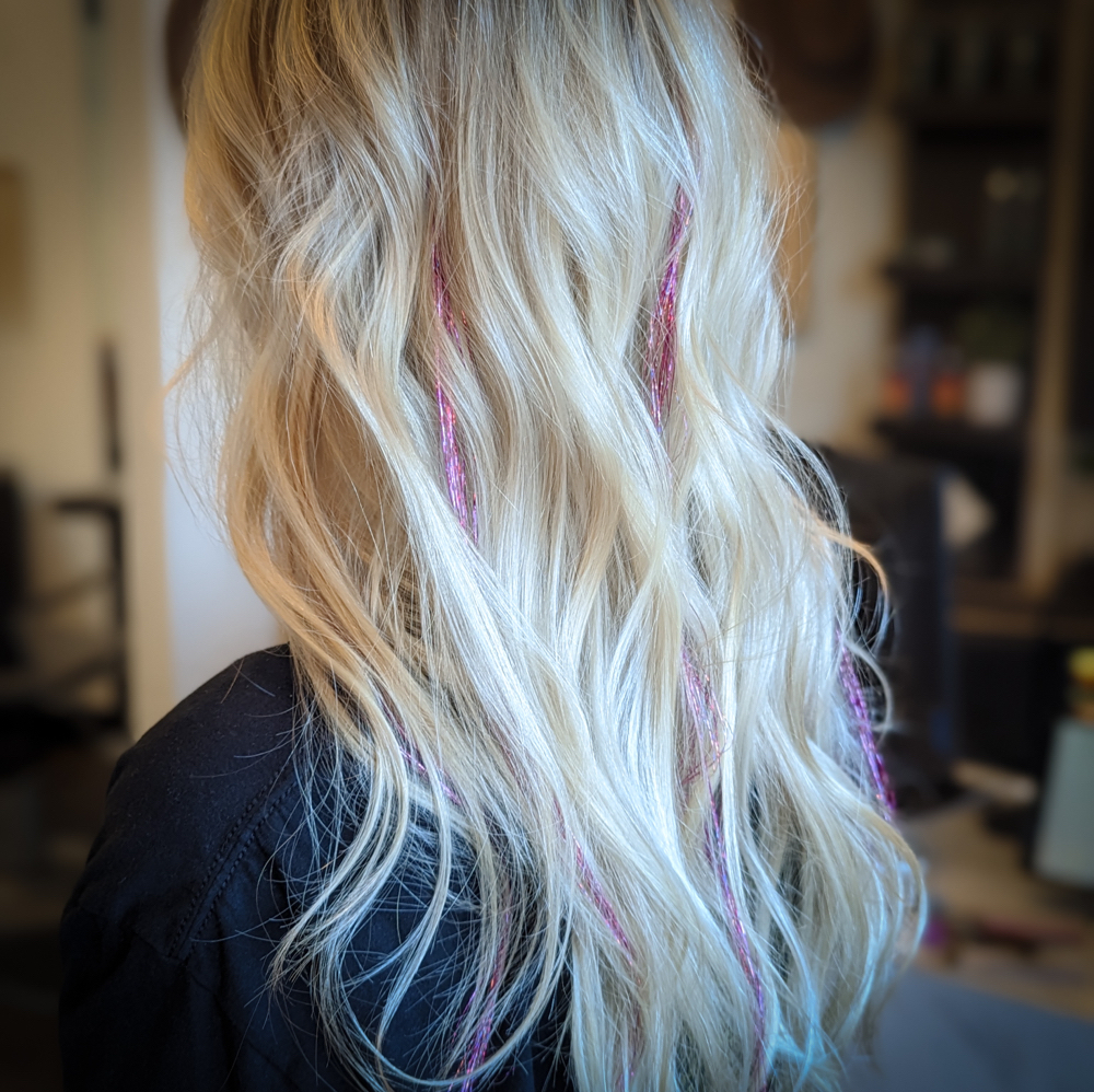 Add Hair Tinsel at Hair by Charlotte Nickell in Lubbock, TX