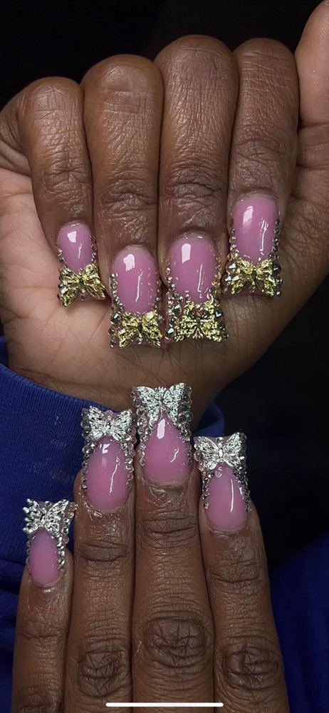 Medium Rhinestone Frenchies