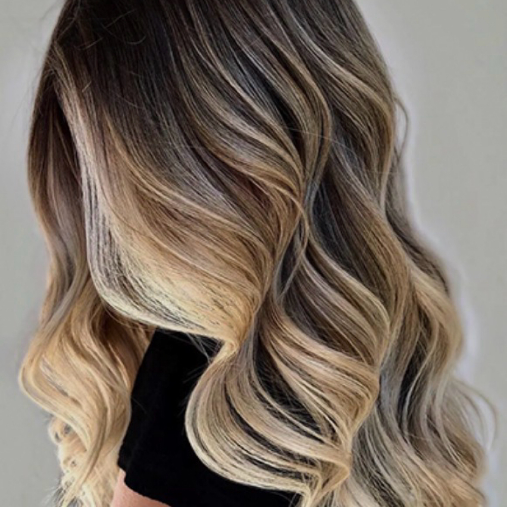 Partial highlights at Luxe Hair Lounge in brooklyn, NY