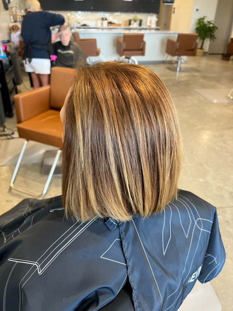 Grey Coverage With Highlights