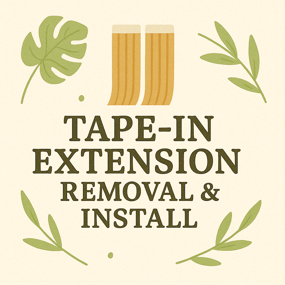 Tape In Extension Removal& Install