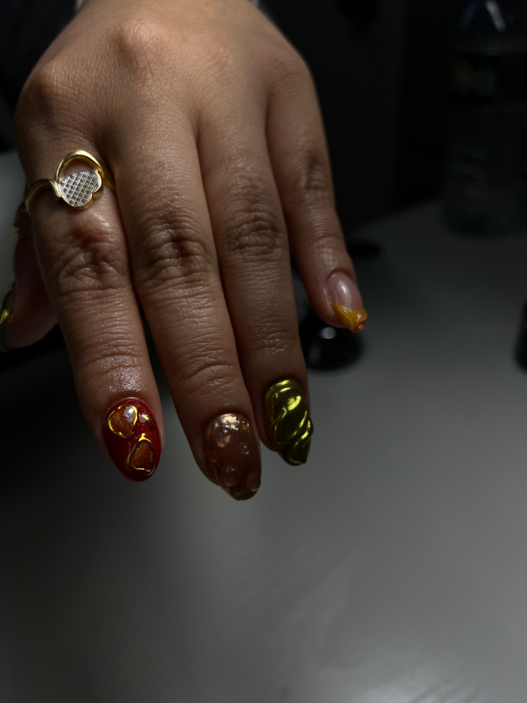 Overlay/Structured Manicure at Nails by GennyP in Springfield, MA