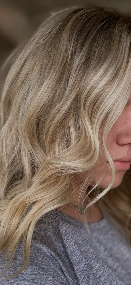 Full Blonding Transformation at Maggie Glentz-Hairstylist in Rogers, AR
