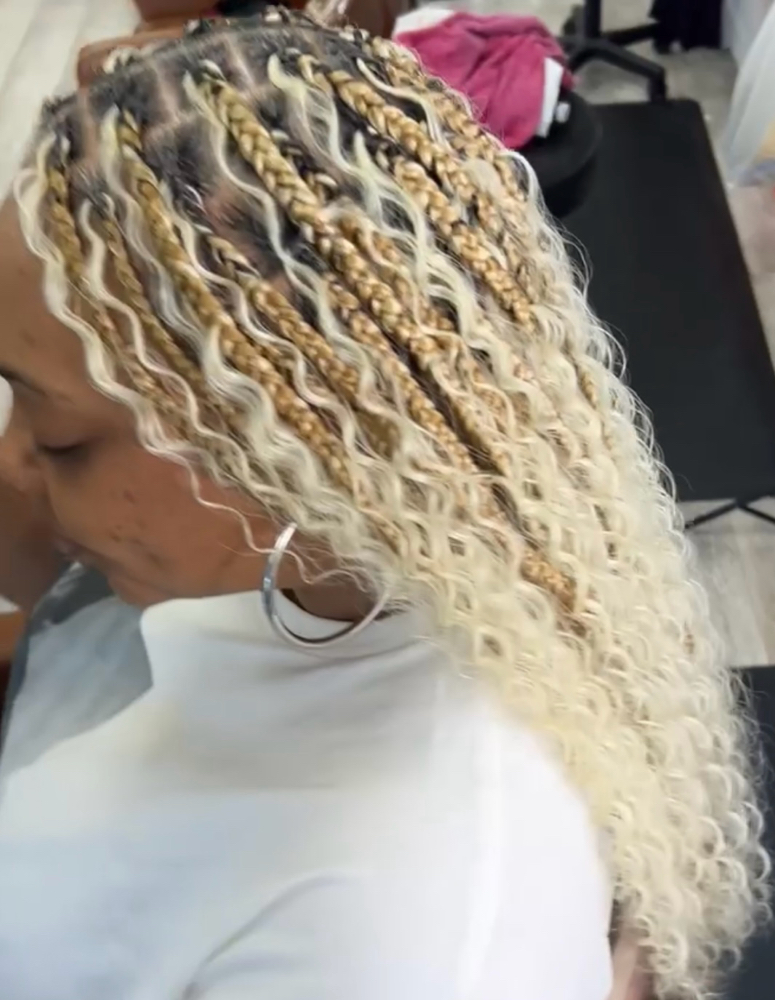 Boho Knotless Braids (Med)