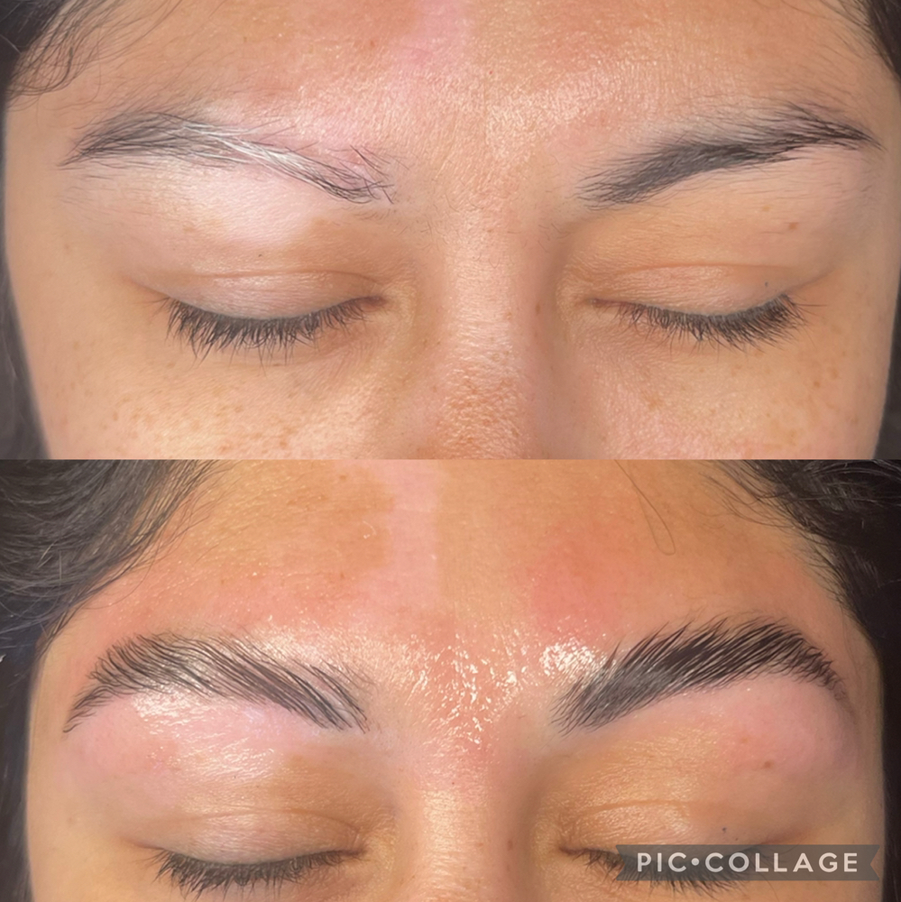 Eyebrow Lamination and Tint
