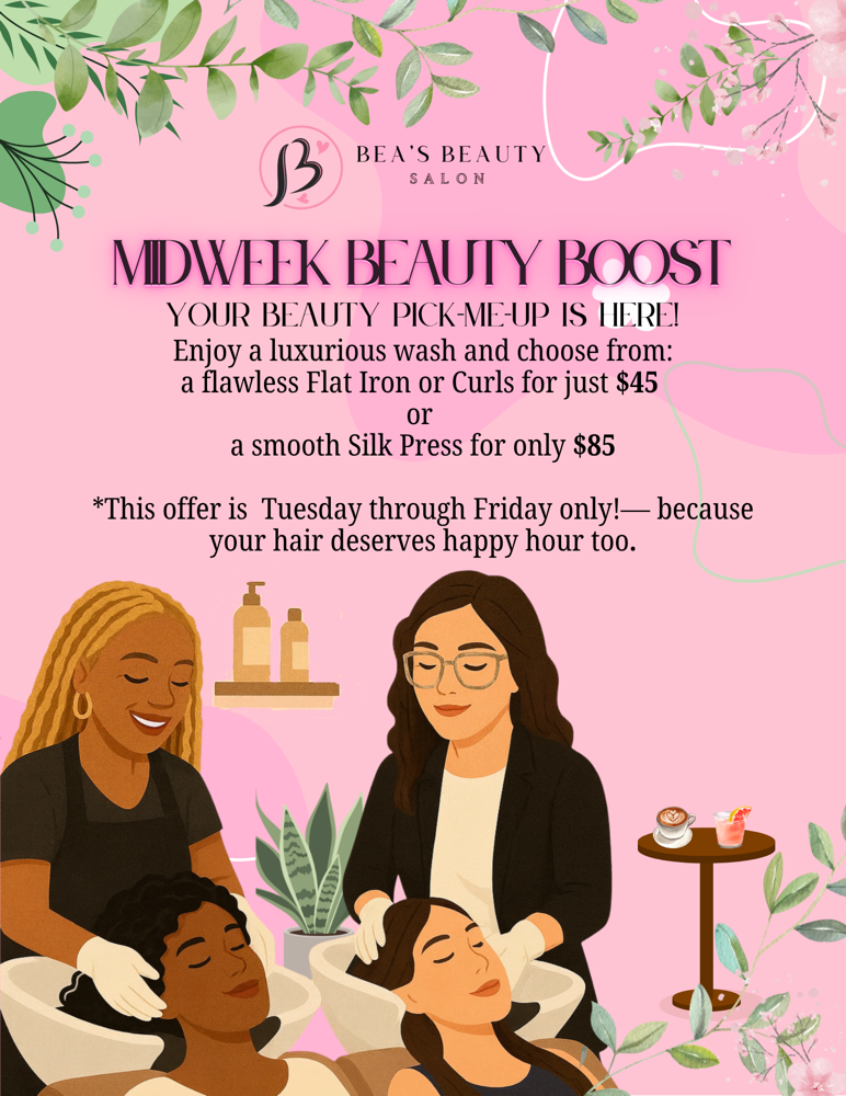 MIDWEEK BEAUTY BOOST🩷Tues.-Fri.