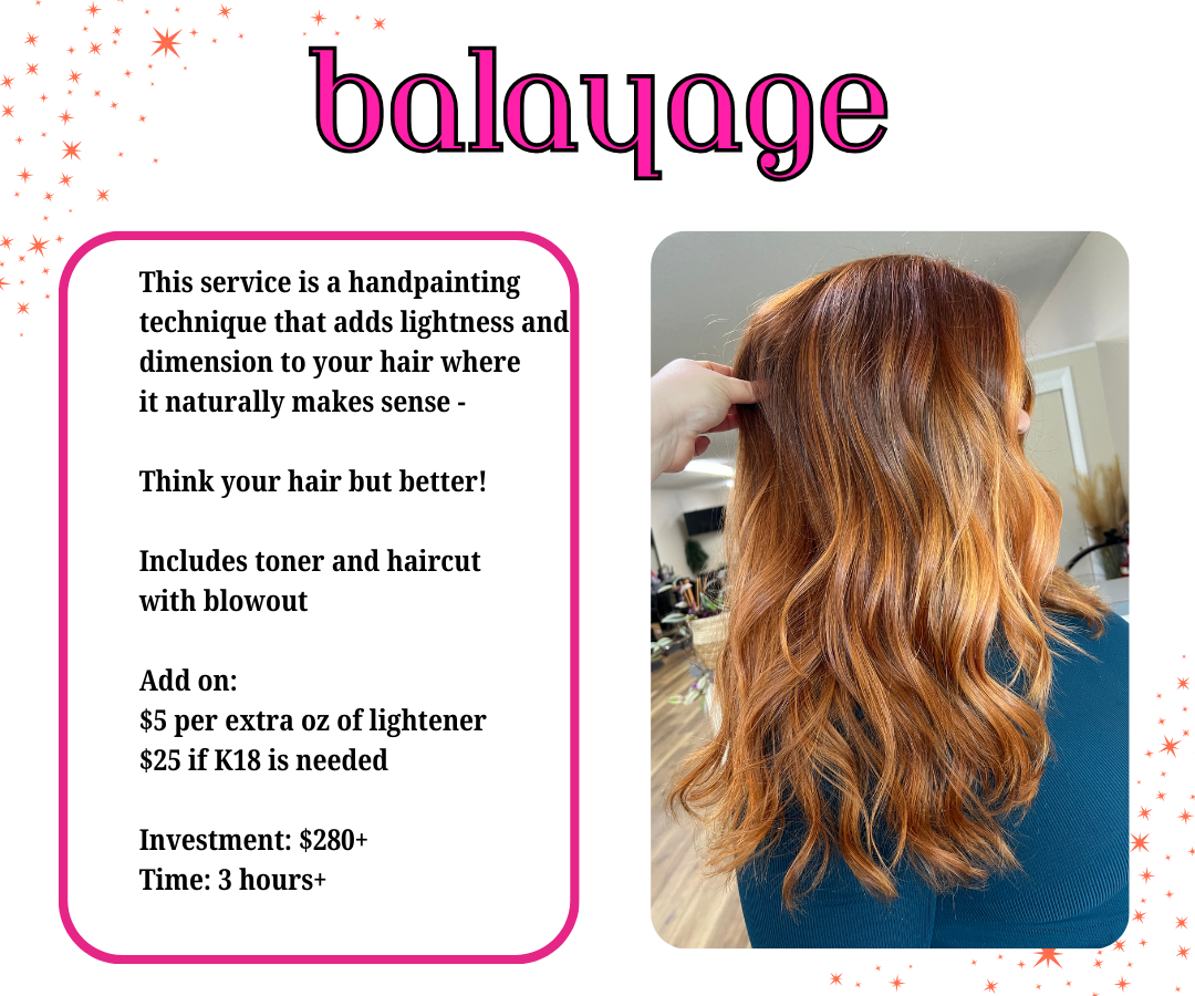 Balayage at Hair Of Confidence in Somers, CT