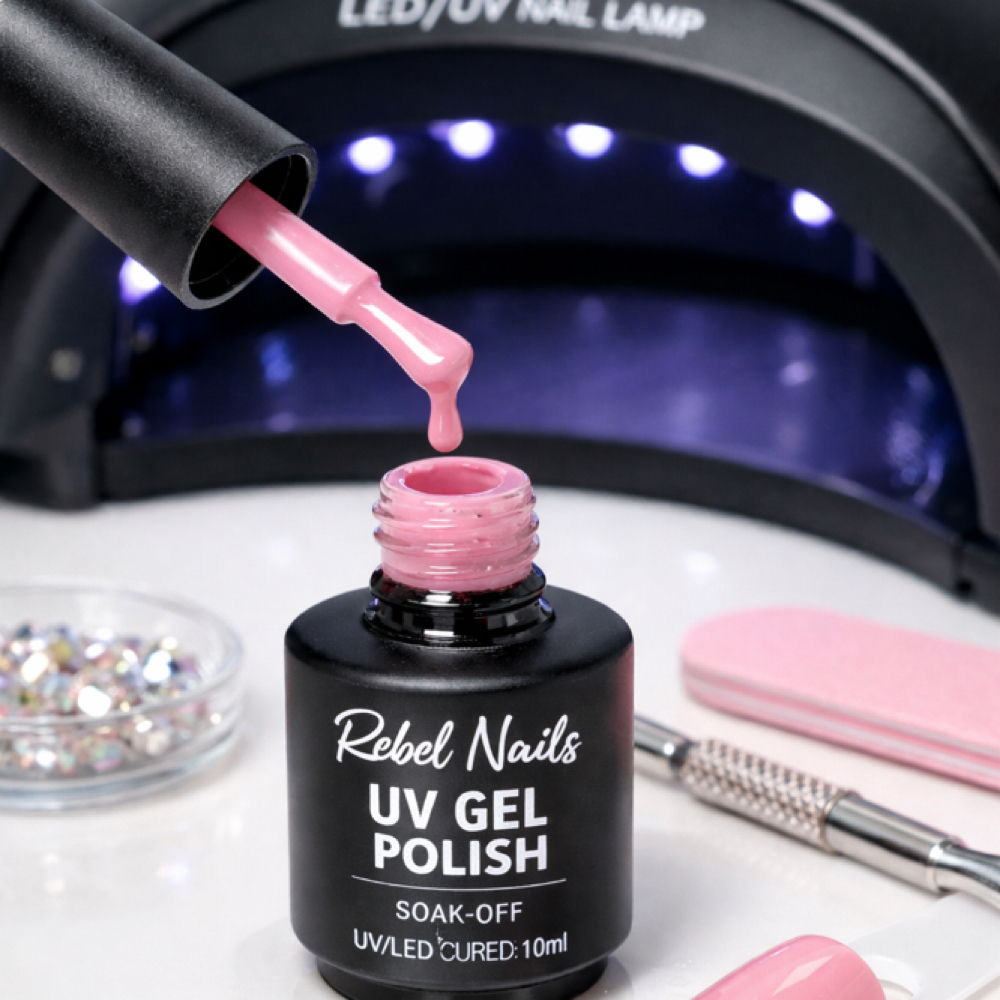 Fullset With Uv Gel Polish at Rebel nails in New York, NY