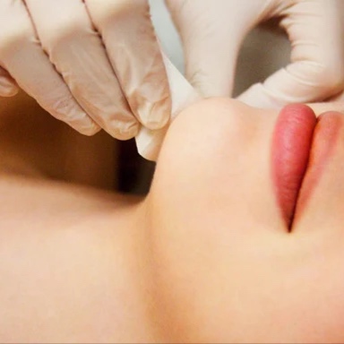 Chin Wax at Jolie Femme Nails in Hoboken, NJ