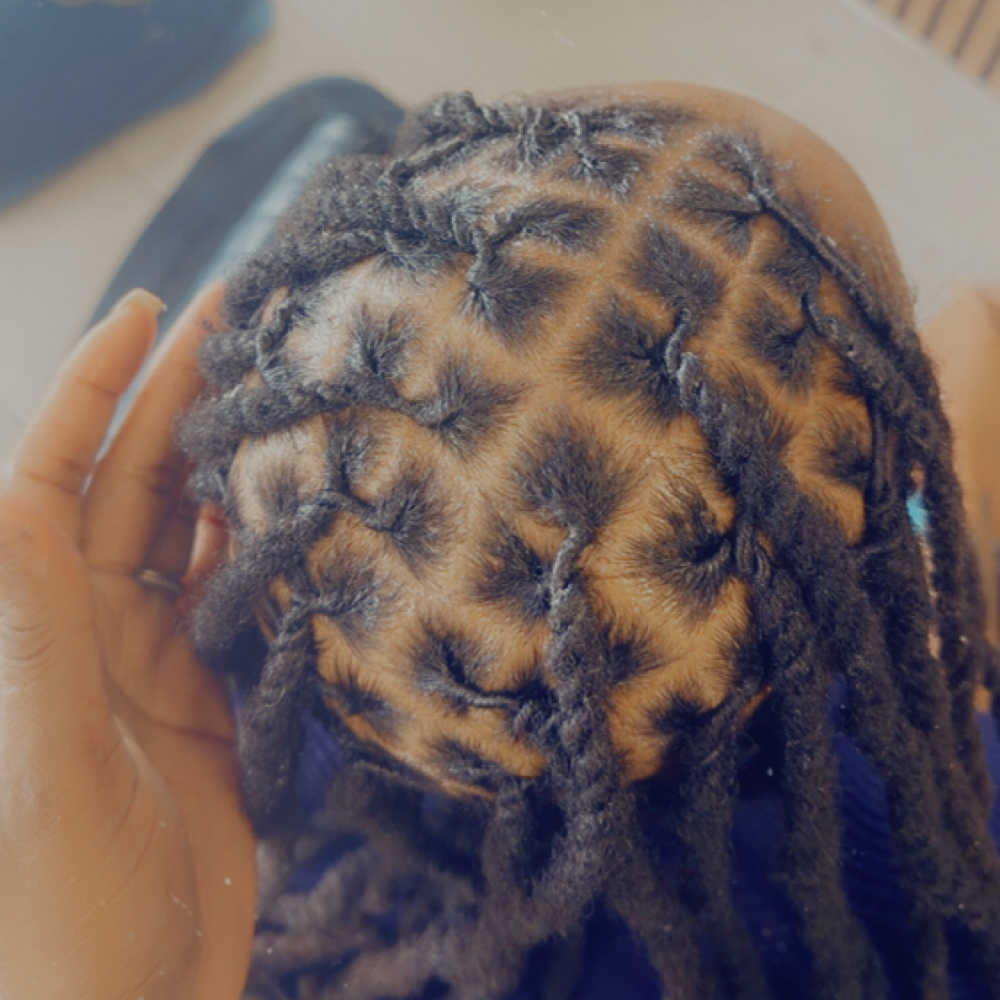 locs retwist at Bel hair company llc in orange, NJ