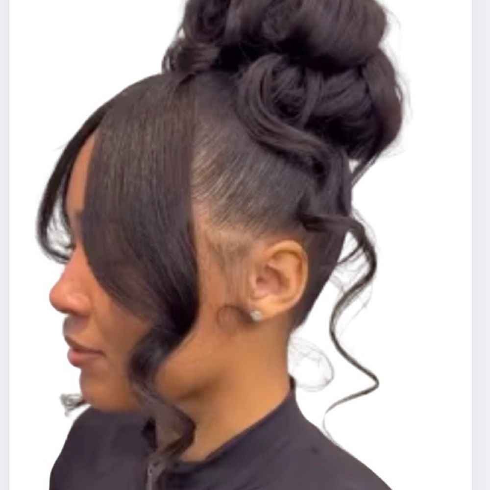 Elevated Updo at Clarke Bailee Salon in Royal Oak, MI