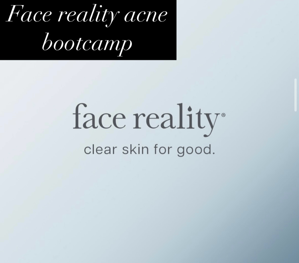 Face reality acne boot camp