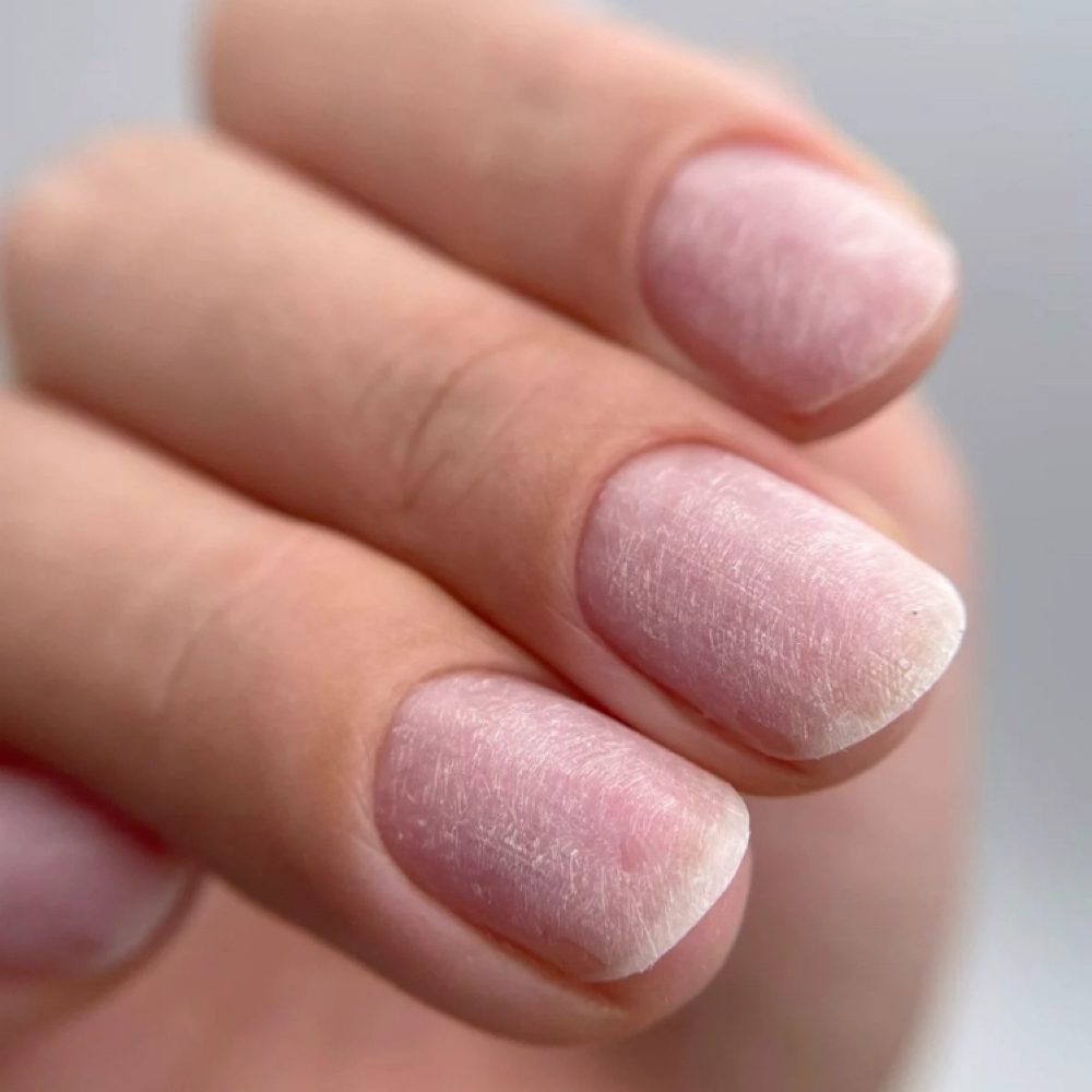 Manicure clean at Nail_Family in Costa Mesa, CA