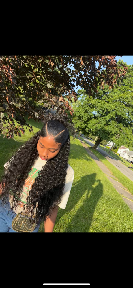 3D Half Up Half Down Pony Or Bun