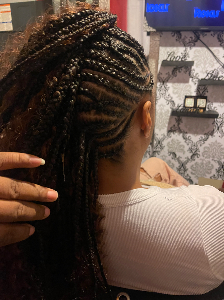 Braided Boho Mohawk