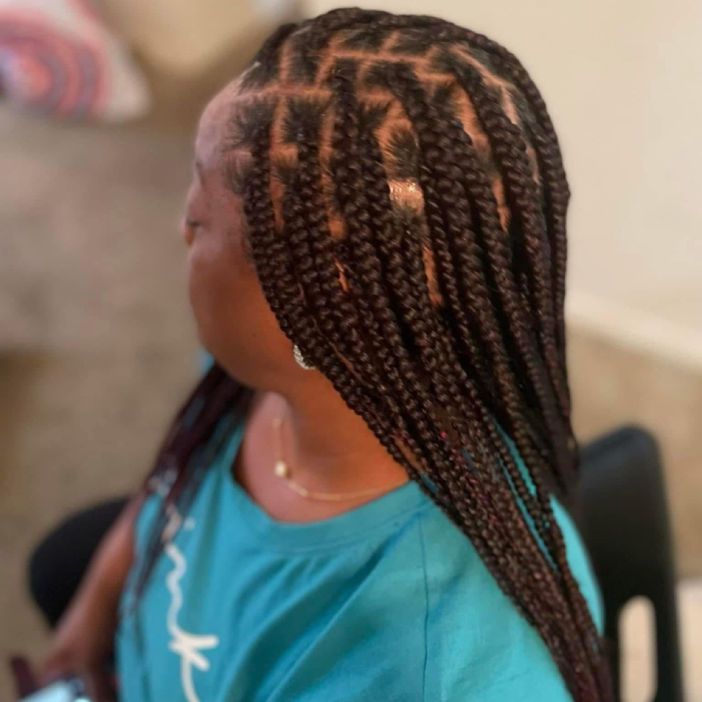 Knotless Braids at Glamour Beauty Body & Wellness in Mobile, AL
