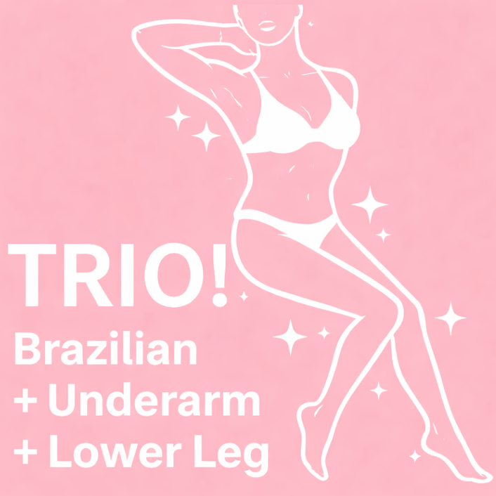TRIO! Brazilian+Underarm +Lower Leg at The Beauty Era in San Jose, CA