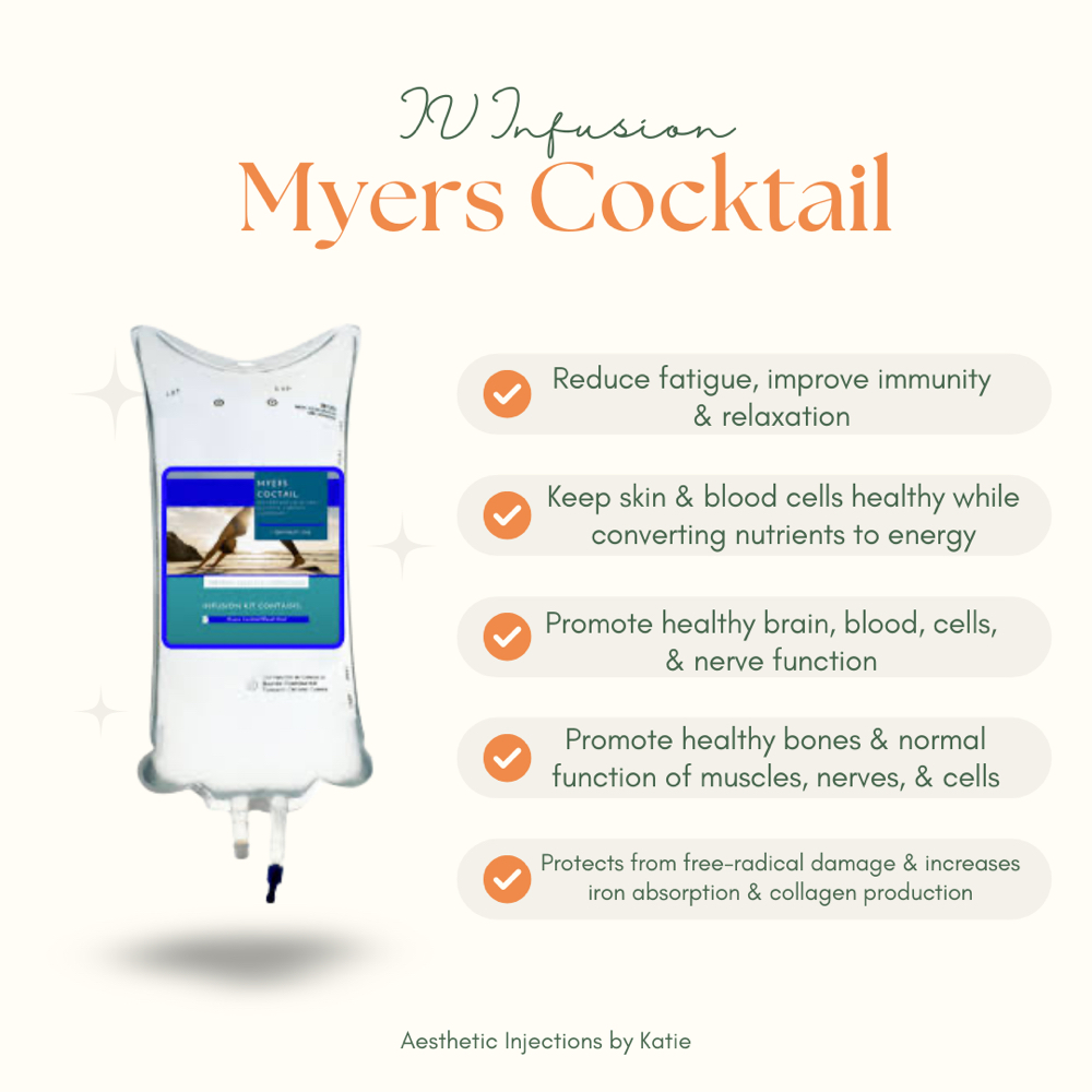 Myers Cocktail IV Infusion at Aesthetic Injections by Katie in West Plains, MO