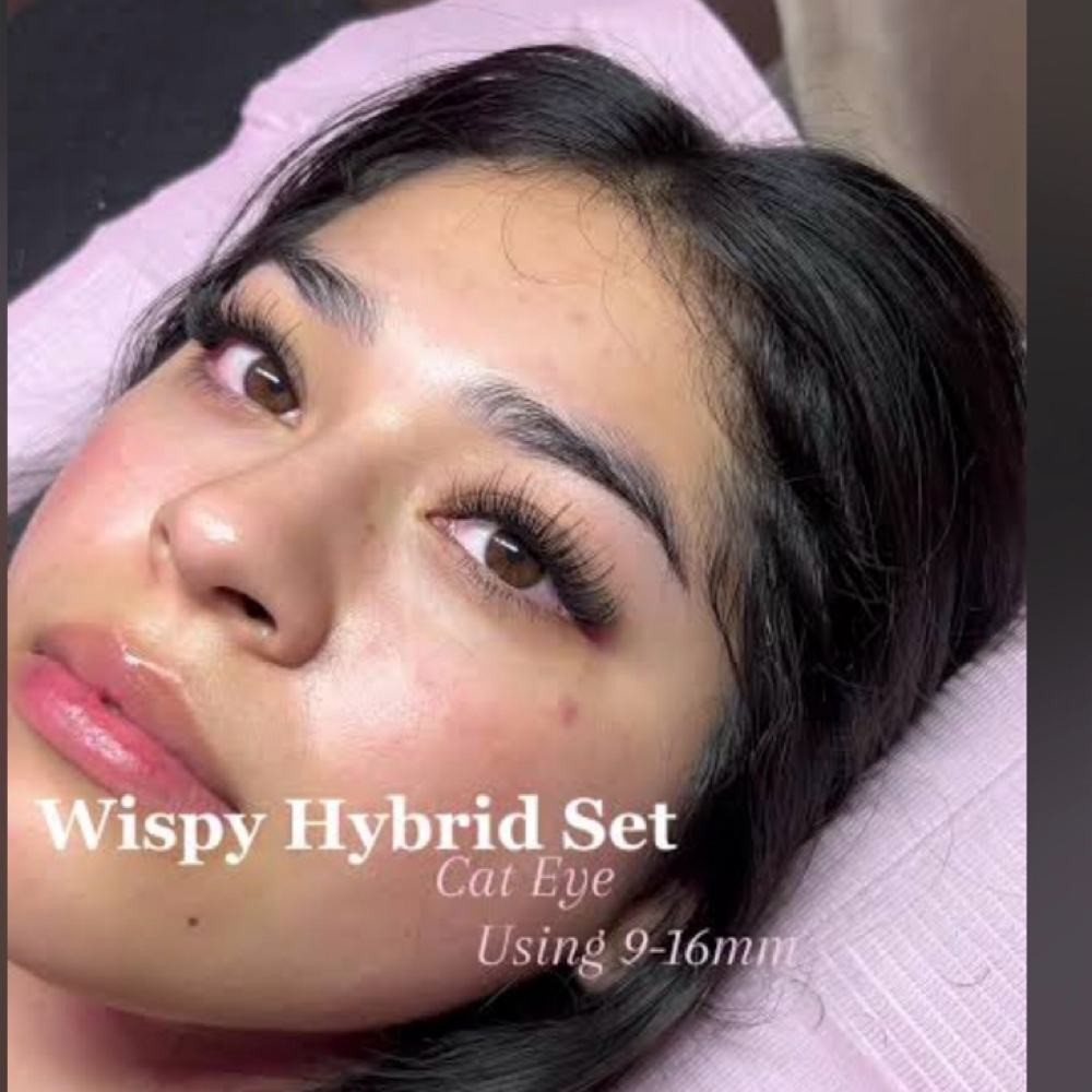 Hybrid + Wispy at Aura Aesthetics in Houston, TX