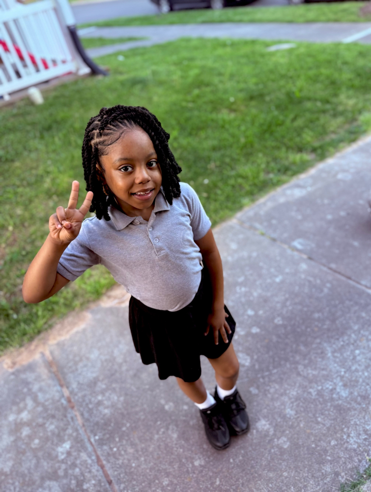 Childrens Invisible Locs (hair Incl