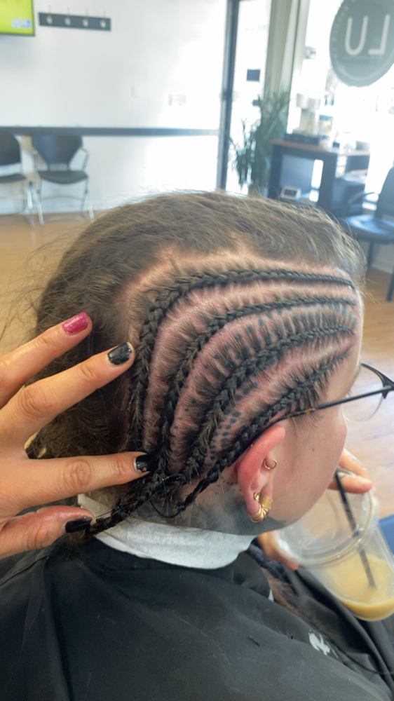 Braids at Lu Hair Salon and Barbershop in South Elgin, IL